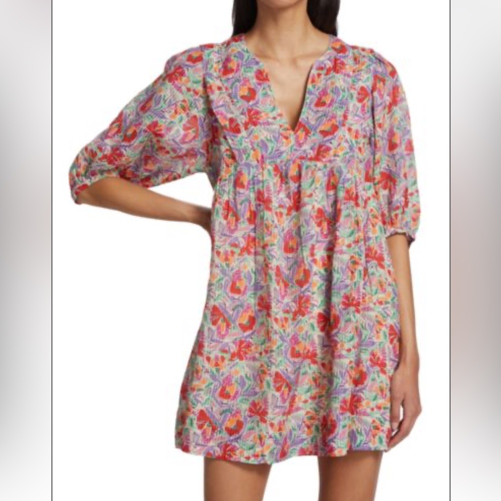 ba&sh Colorful Floral Mini Dress